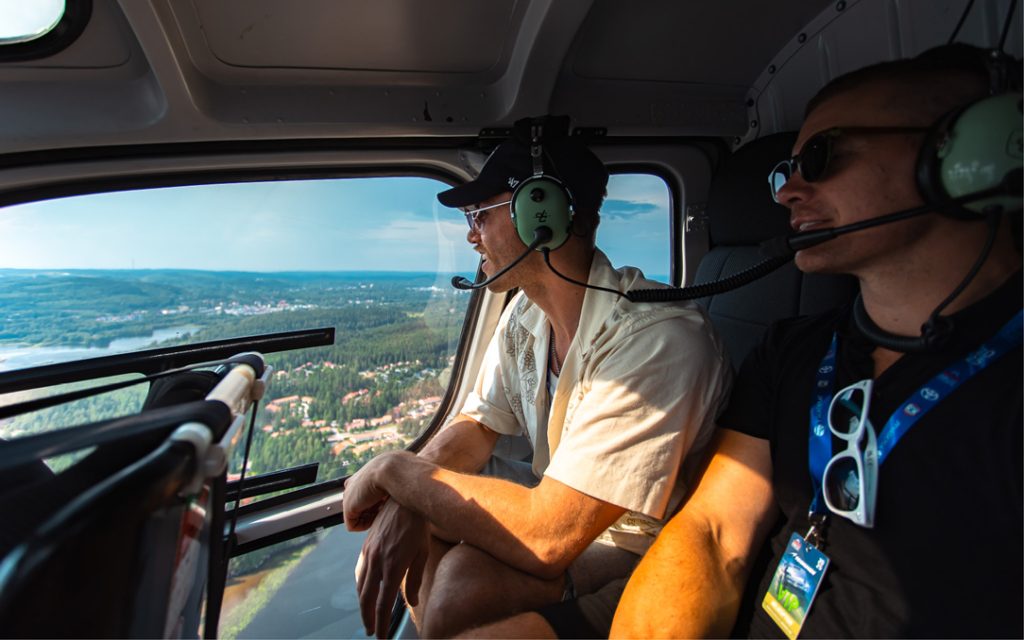 Helikopterikuljetus ralliin – Vältä ruuhkat ja lennä perille